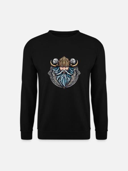 Viking Odin Thor Valhalla - Unisex Sweatshirt - black