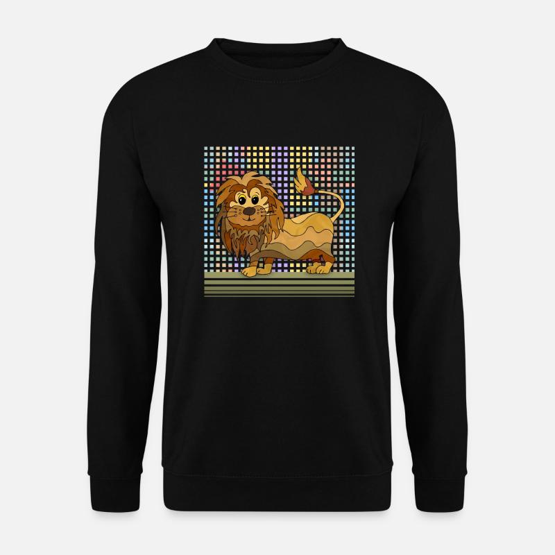 Löwe - Unisex Pullover - Schwarz