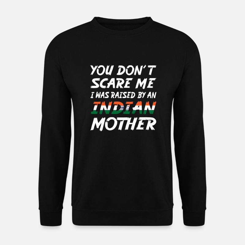 Indische Mutter Fun - Unisex Pullover - Schwarz
