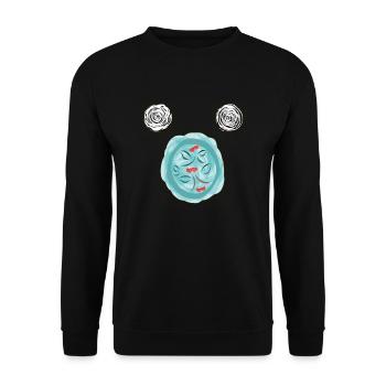 Planet where dreams come true - Unisex Sweatshirt - black - Front - Alina (178cm) & Michal (187cm)