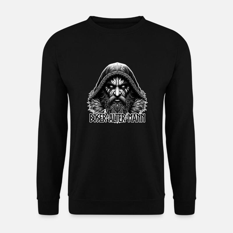 Böser alter Mann - Unisex Pullover - Schwarz