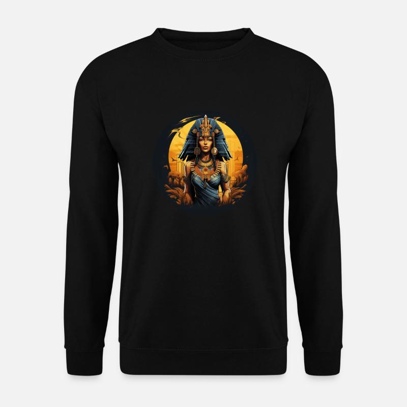 Pharaonin im Sonnenschein - Unisex Pullover - Schwarz