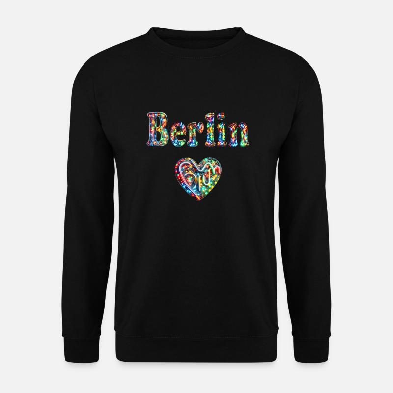 Ein Herz für Berlin - Unisex Pullover - Schwarz