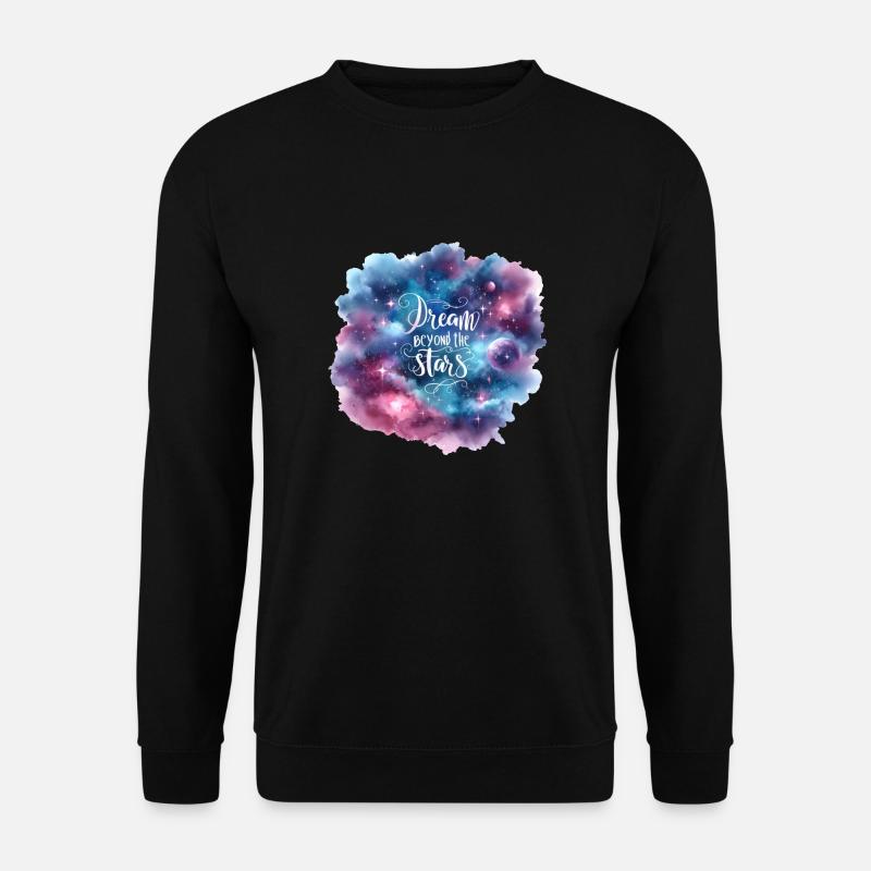 Dream Beyond the Stars - Unisex Pullover - Schwarz