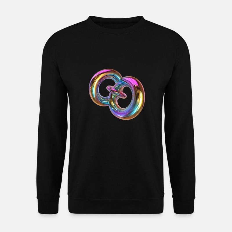Drei Ringe - Unisex Pullover - Schwarz