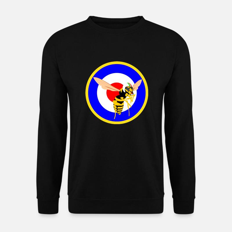 Wasp Mod Target Scooter - Unisex Sweatshirt - black