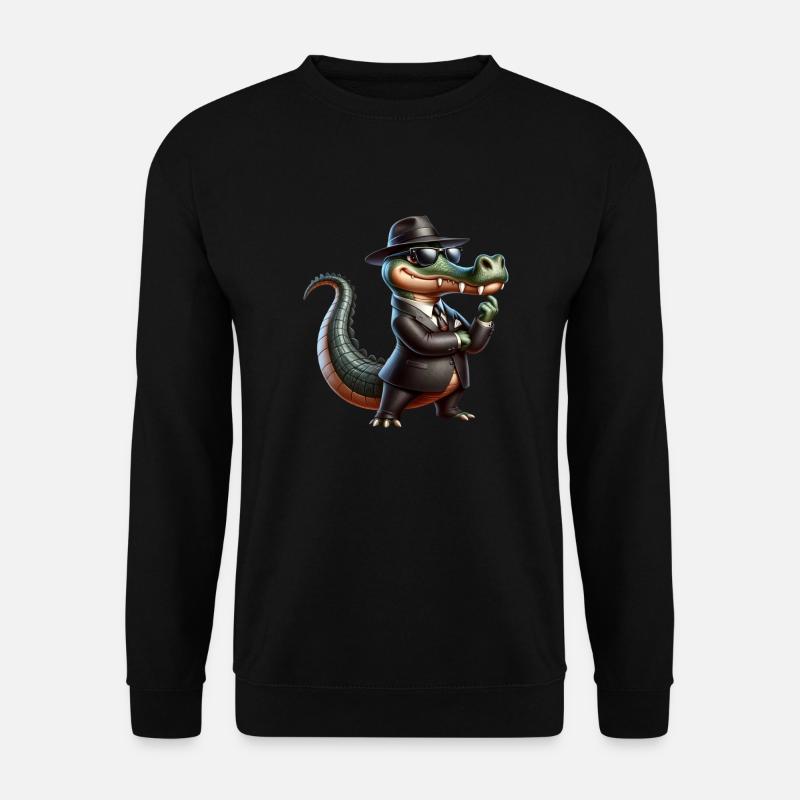 Mafia Alligator - Unisex Pullover - Schwarz
