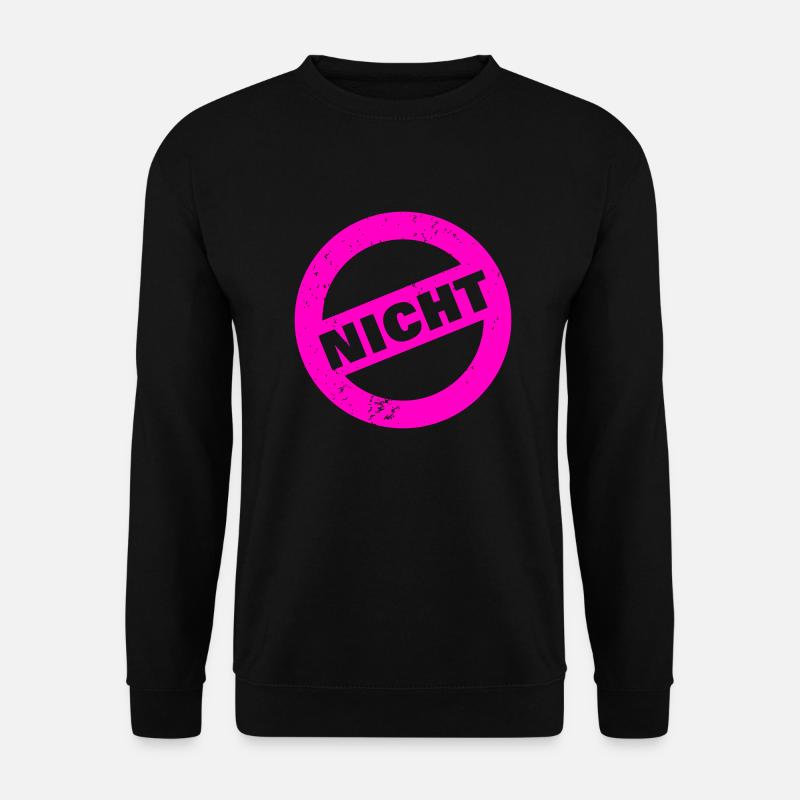 nicht - Unisex Pullover - Schwarz