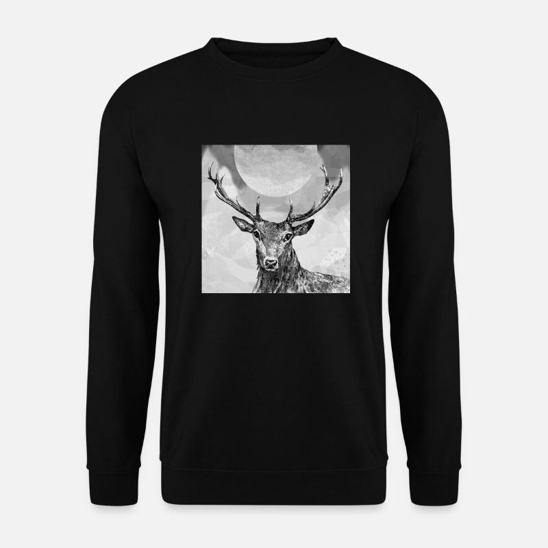 Deer - Unisex Sweatshirt - black