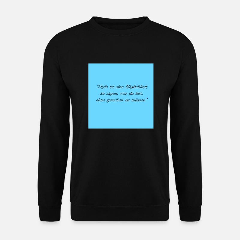 Stylisch - Unisex Pullover - Schwarz