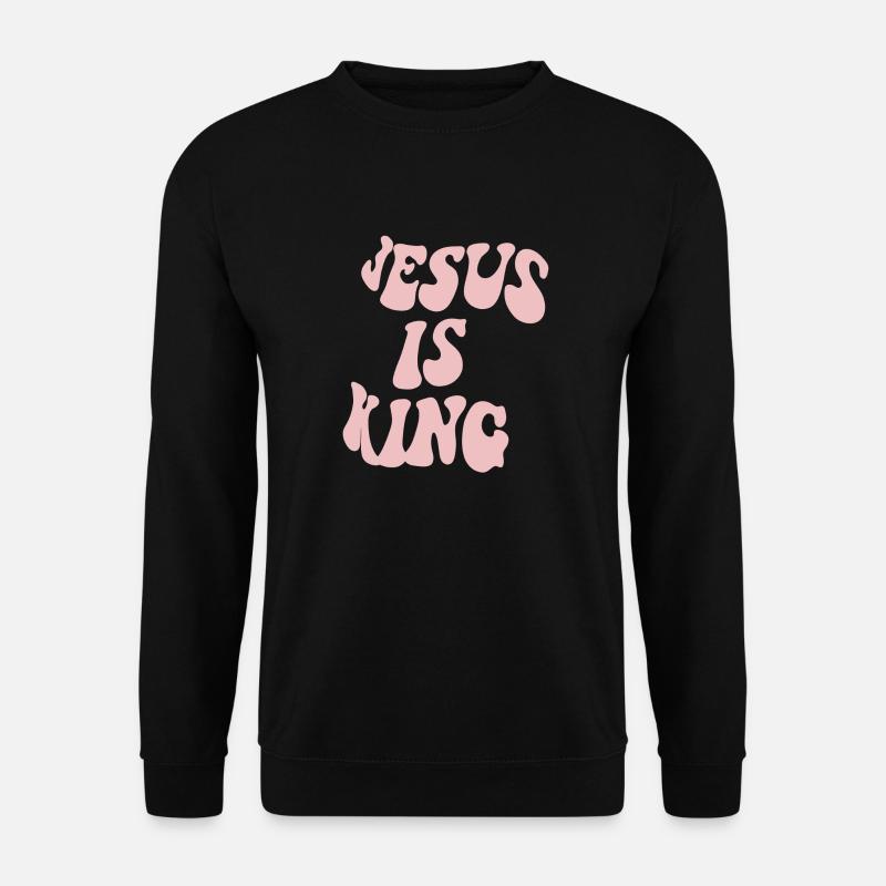 Jesus är kung - Unisextröja - svart