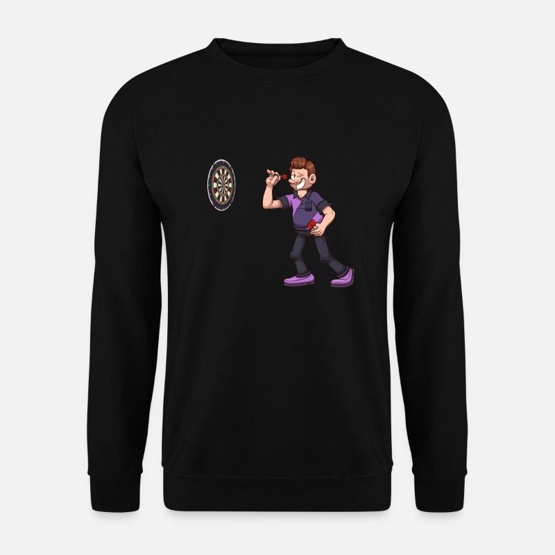 Joueur de fléchettes - Sweat-shirt Unisexe - noir