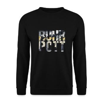 Lettrage Ruhrpott - Sweat-shirt Unisexe - noir - Devant - Alina (178cm) & Michal (187cm)