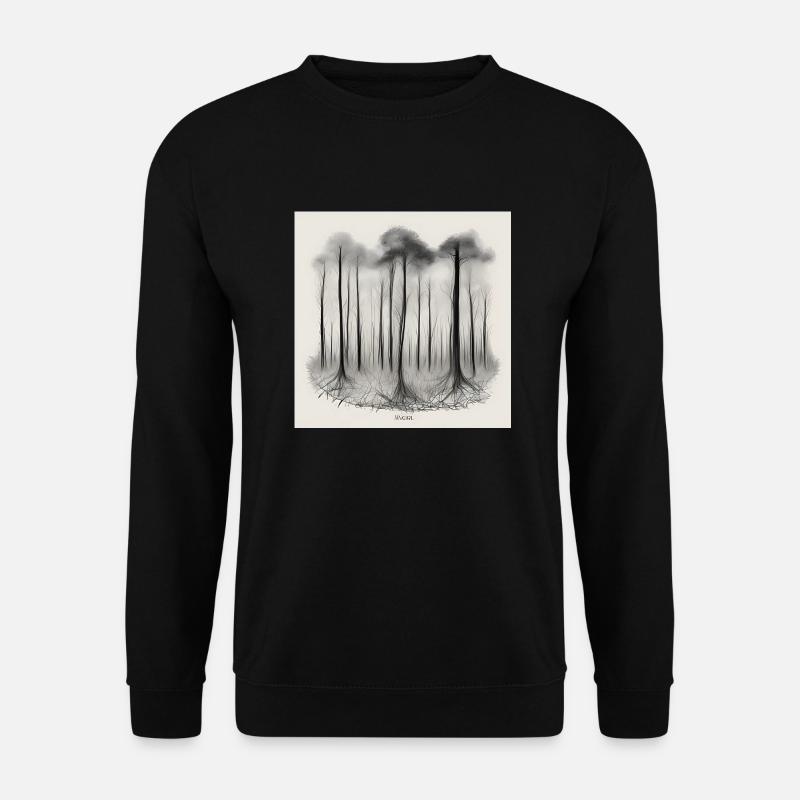 Forest - Unisex Pullover - Schwarz