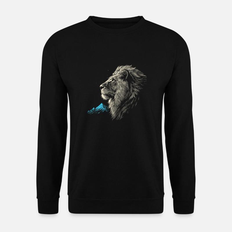 Lion - Unisex Sweatshirt - black
