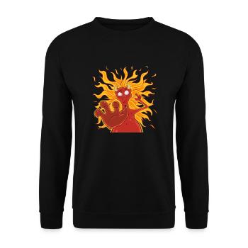 Satan vous veut ! - Sweat-shirt Unisexe - noir - Devant - Alina (178cm) & Michal (187cm)