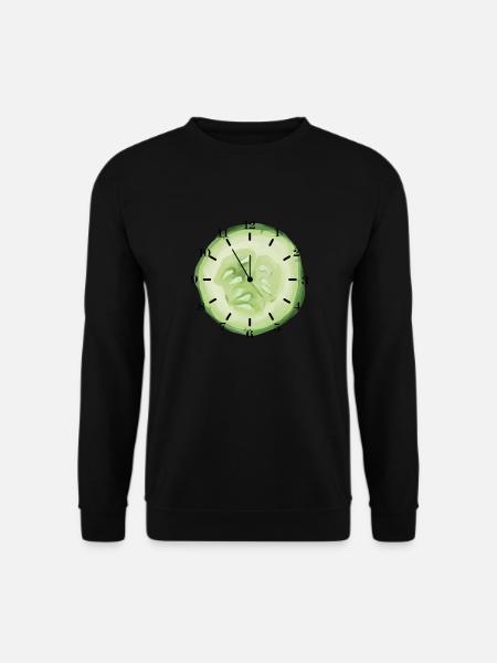 Es ist Gurkenzeit - Unisex Pullover - Schwarz