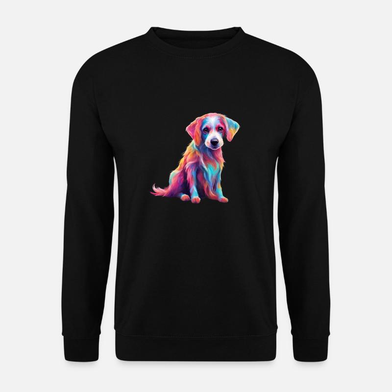 magic magic dog - Unisex Pullover - Schwarz