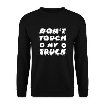 Truck - Unisex Pullover - Schwarz - Vorne - Alina (178cm) & Michal (187cm)