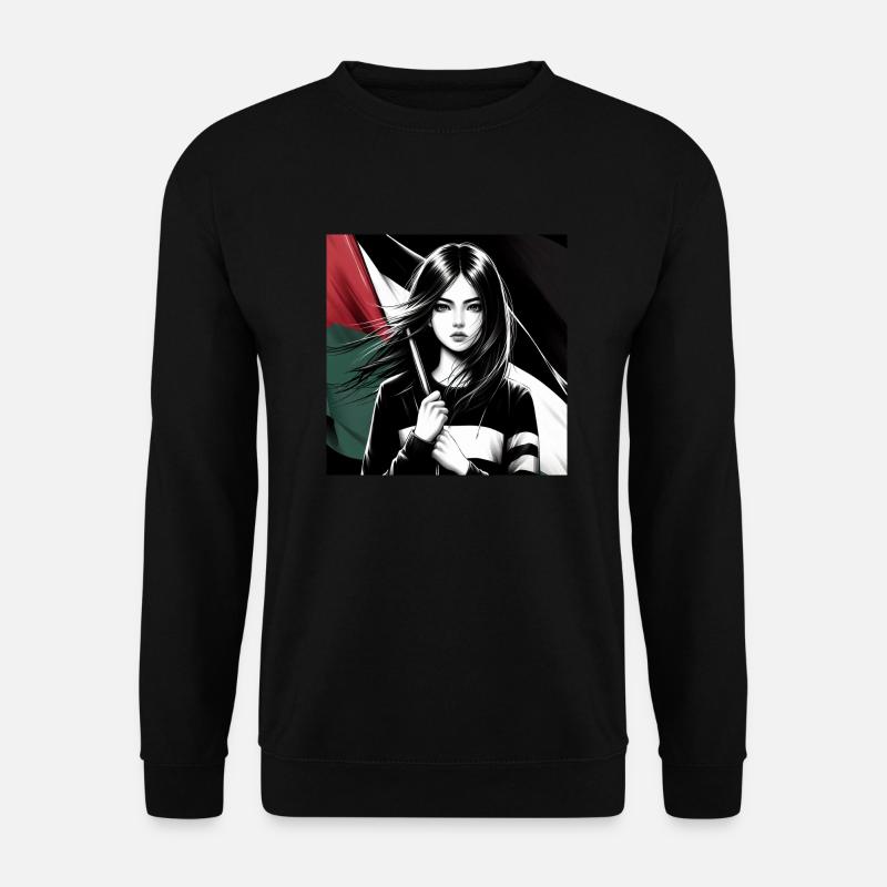 Palästina - Unisex Pullover - Schwarz