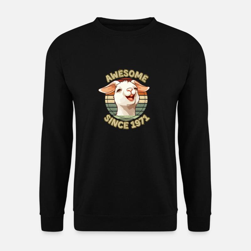 awesome Since 1971 - Humor Geburtstagsgeschenk 1971 - Unisex Pullover - Schwarz