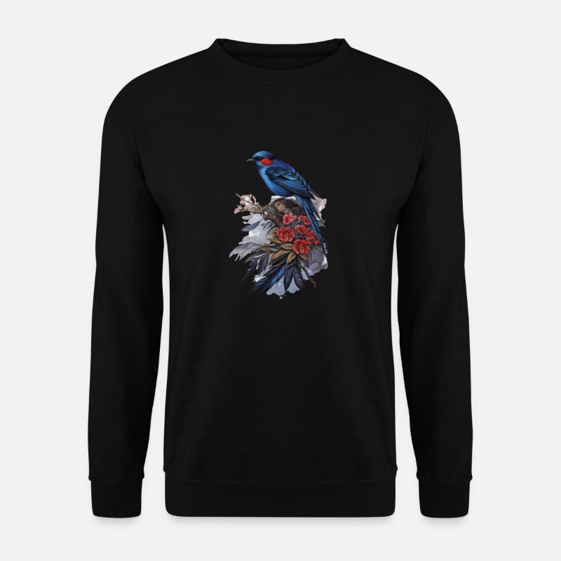 Vogel - Unisex Pullover - Schwarz