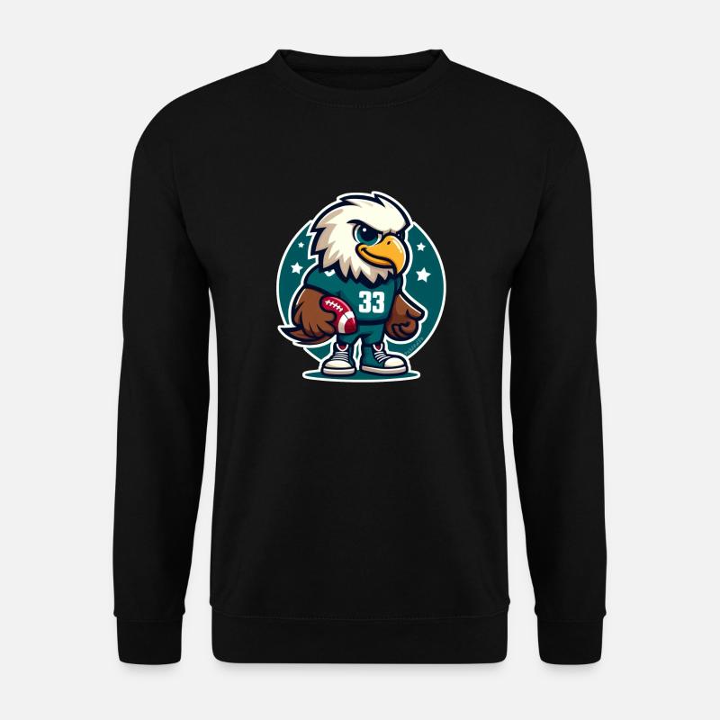 Fußball-Adler - Unisex Pullover - Schwarz