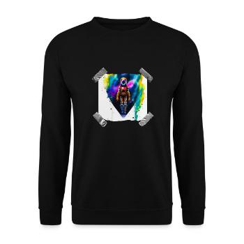 Lost in Space - Unisex Pullover - Schwarz - Vorne - Alina (178cm) & Michal (187cm)