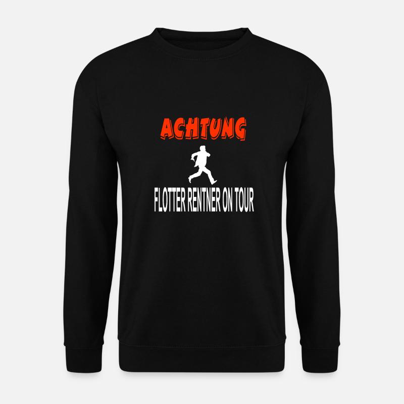 Rentner - Unisex Pullover - Schwarz