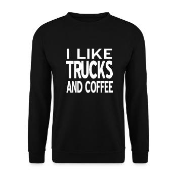 Trucks - Unisex Pullover - Schwarz - Vorne - Alina (178cm) & Michal (187cm)