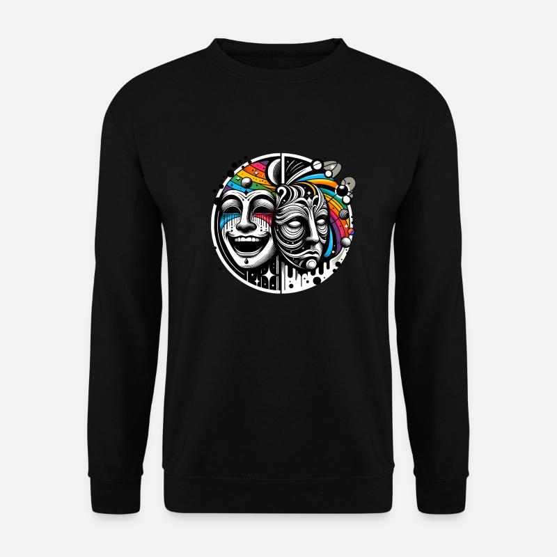 Die Maske 14_80 - Unisex Pullover - Schwarz