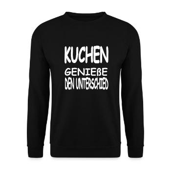 Gâteau - Sweat-shirt Unisexe - noir - Devant - Alina (178cm) & Michal (187cm)