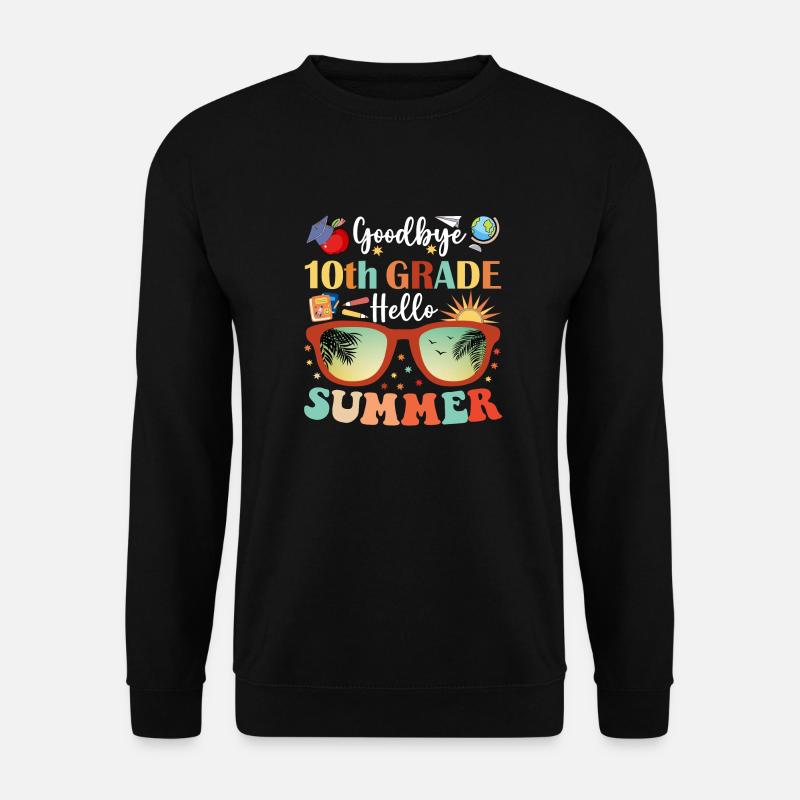 Auf Wiedersehen 10. Klasse Hallo Sommer - Unisex Pullover - Schwarz