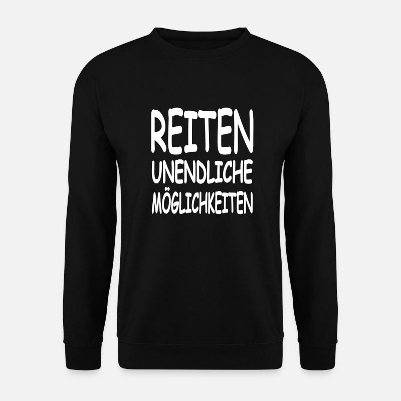 Chevaucher - Sweat-shirt Unisexe - noir