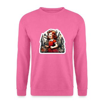 Annies Vintage NYC Metropolis Melodie - Unisex Pullover - Pink - Vorne