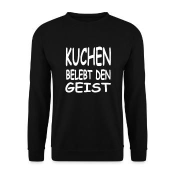 Gâteau - Sweat-shirt Unisexe - noir - Devant - Alina (178cm) & Michal (187cm)