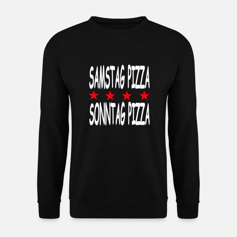 Pizza - Unisex Sweatshirt - black