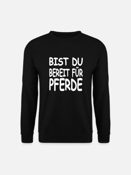 Chevaux - Sweat-shirt Unisexe - noir