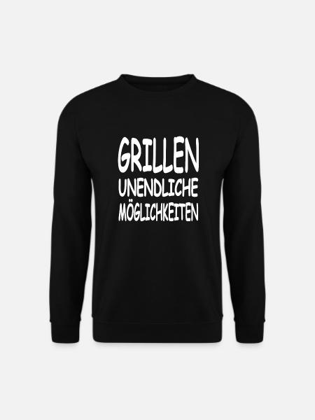 Grillen - Unisex Pullover - Schwarz