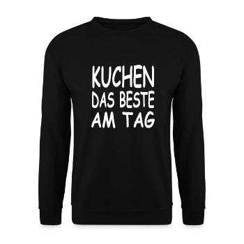 Kuchen - Unisex Pullover - Schwarz - Vorne - Alina (178cm) & Michal (187cm)