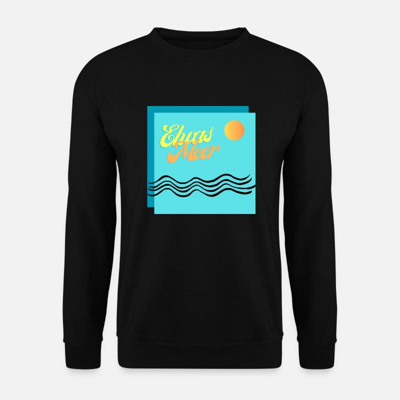 Etwas Meer, Vitamin Sea - Unisex Pullover - Schwarz
