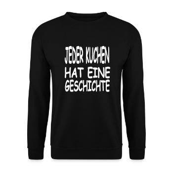 Kuchen - Unisex Pullover - Schwarz - Vorne - Alina (178cm) & Michal (187cm)