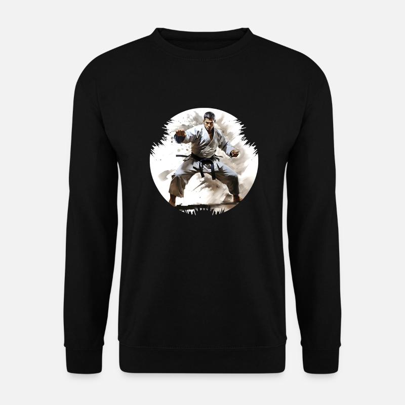 Karate can improve concentration - Unisex Sweatshirt - black