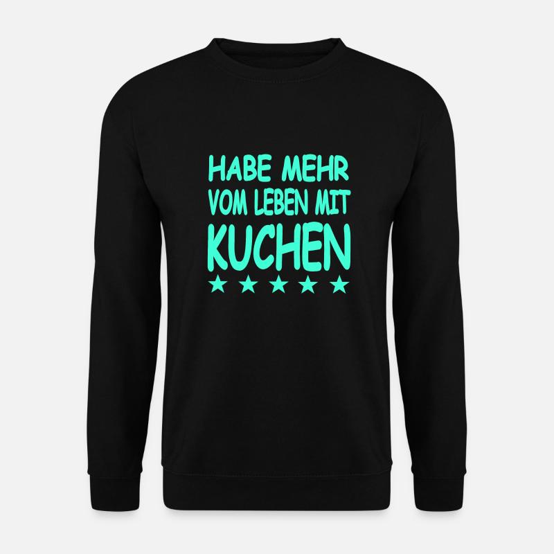 Kuchen - Unisex Pullover - Schwarz