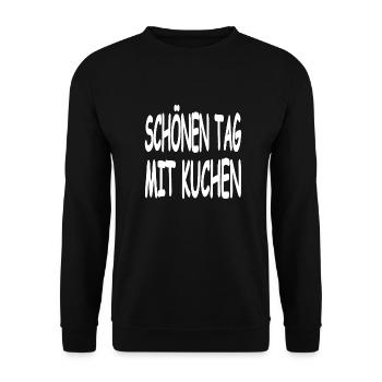 Kuchen - Unisex Pullover - Schwarz - Vorne - Alina (178cm) & Michal (187cm)