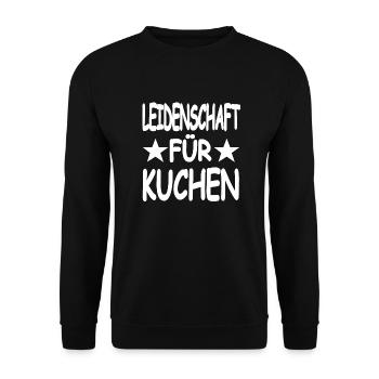 Kuchen - Unisex Pullover - Schwarz - Vorne - Alina (178cm) & Michal (187cm)