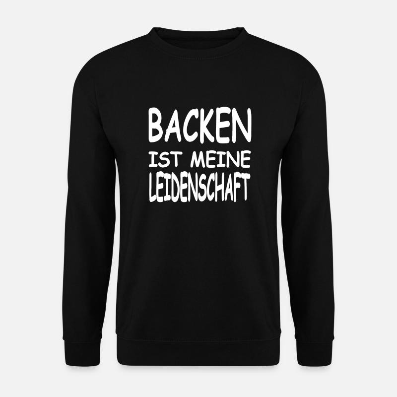 Backen - Unisex Pullover - Schwarz