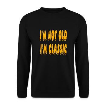 Car - Unisex Sweatshirt - black - Front - Alina (178cm) & Michal (187cm)