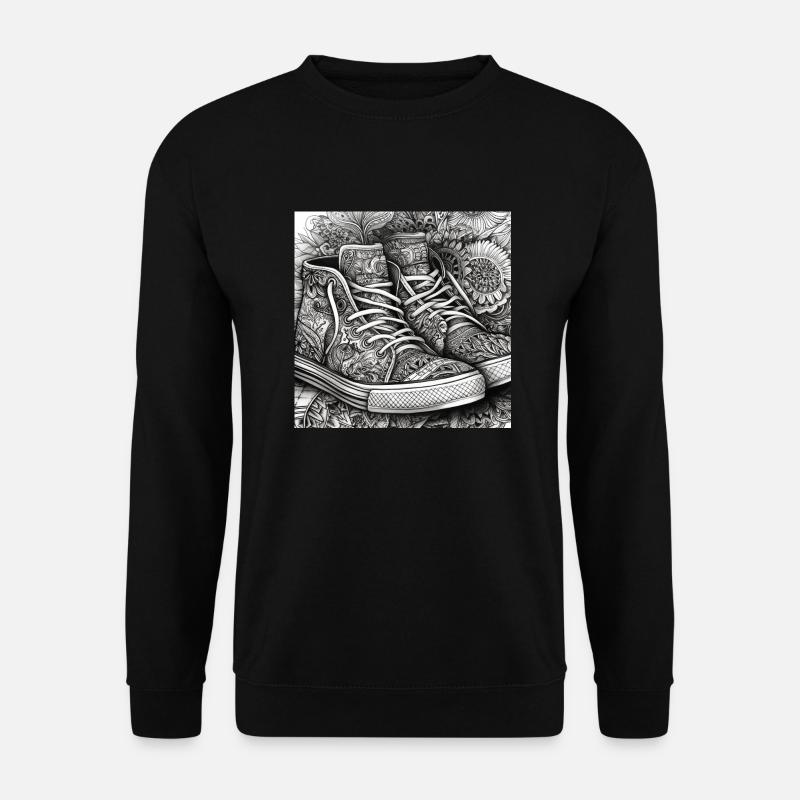 Sneaker - Unisex Pullover - Schwarz