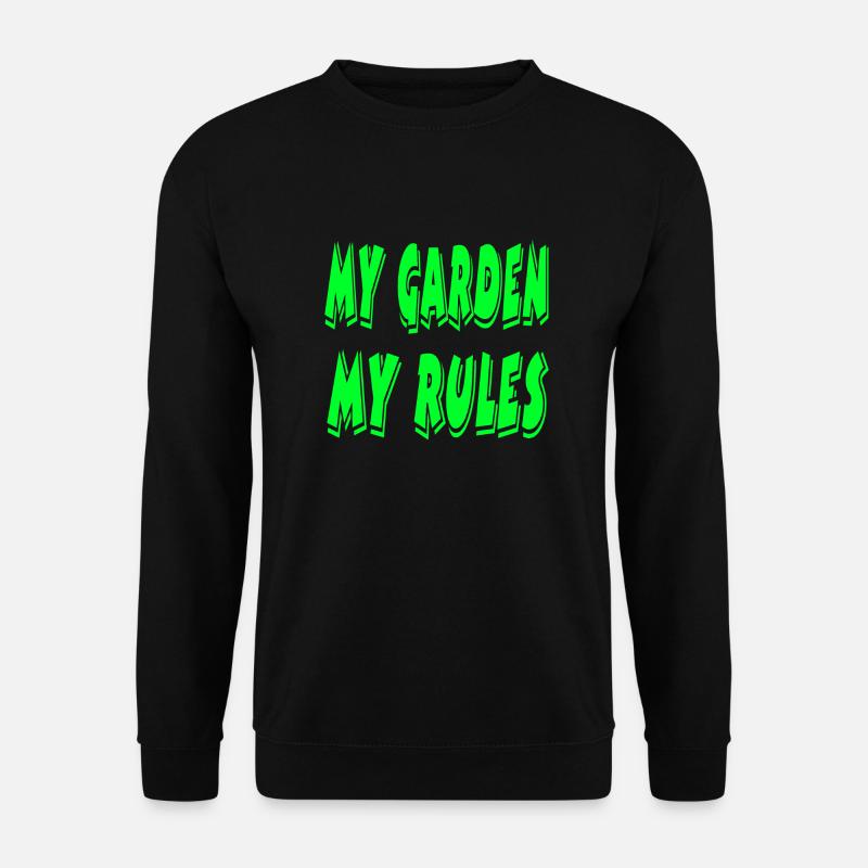 Garten - Unisex Pullover - Schwarz